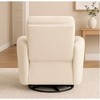 Toast Microfiber Manual Swivel Recliner with Bolster Pillows & 360 lbs Capacity - 2 of 4