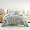 Super Soft Quilt Set – Lightweight All Season Coverlet in Textured Floral Design - Becky Cameron - image 4 of 4