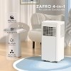 ZAFRO 8000 BTU Portable Air Conditioners for Room up 350 Sq. Ft Portable Ac Quiet Unit with Cooling, Dehumidifier, Fan, Sleep Mode,Remote Control - 4 of 4