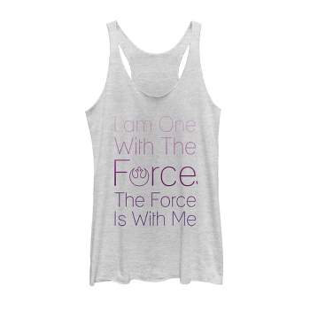 Women's Star Wars Rogue One Chirrut One with Force Racerback Tank Top