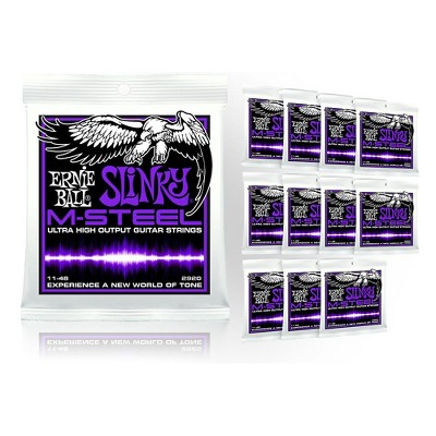 Ernie Ball 2920 M-Steel Power Slinky Electric Guitar Strings - Buy 10, Get 2 FREE