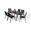 PAGED Outdoor Dining Set Patio Table and Chairs Set All Weather Use for Yard, Poolside - 4 of 4