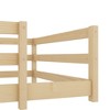 Okak Bed Frame Twin/Full Size,Modern Low Profile Toddler Bed with Safety Rails, Solid Wood Frame for Kids Bedroom - 3 of 4