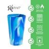 Silipint: Silicone Pint Glasses: 4 Pack Arctic Sky - 16oz Unbreakable Cups - 2 of 4