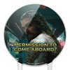 Aquaman Movie Permission To Come Aboard Acrylic Cake Topper - 3 of 4