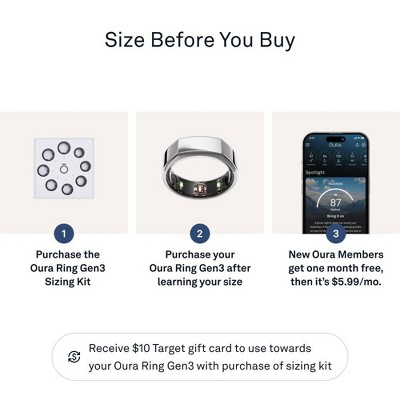 OURA - Brandclub - Oura Ring Gen3 Heritage Silver US9