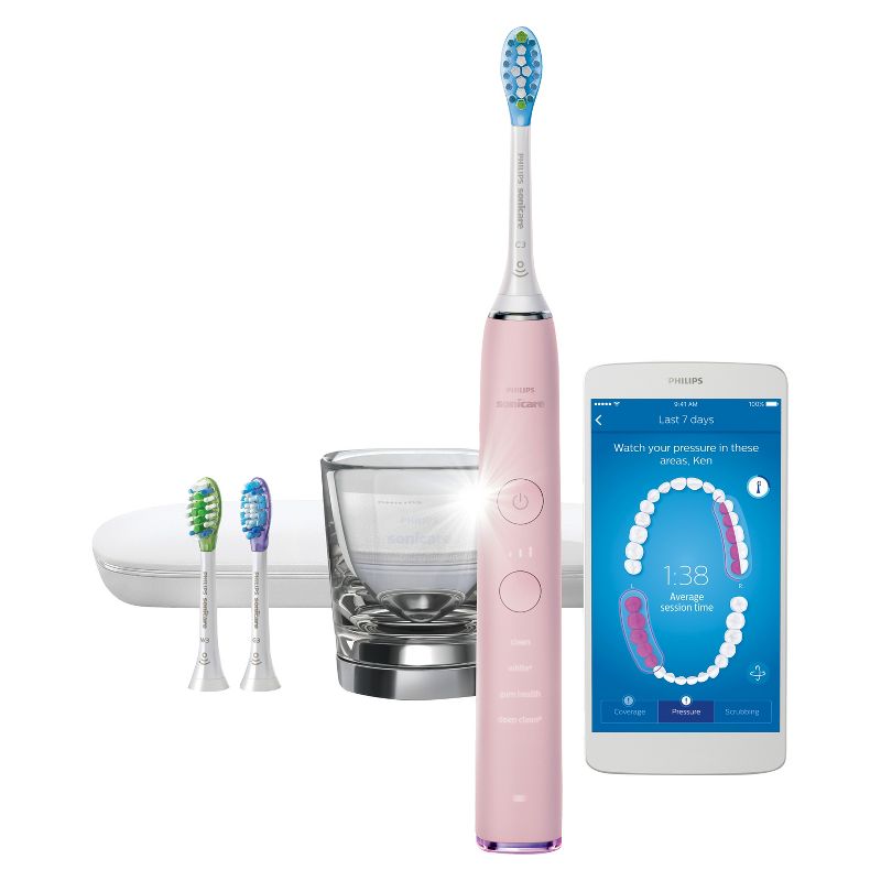Philips Sonicare DiamondClean Smart Black 9300 Toothbrush, 3 of 8