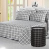 Apex Vanguards Black Grid Collapsible Laundry Basket - 3 of 3