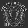 Women's Lost Gods Halloween I've Got a Feelin' in my Bones Racerback Tank Top - 2 of 4