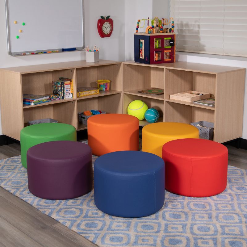 Flash Furniture Soft Seating Flexible Circle for Classrooms and Daycares - 12" Seat Height, 3 of 11