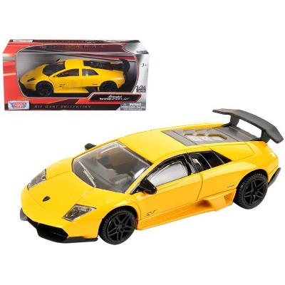 Lamborghini Murcielago LP 670 4 SV Yellow 1/24 Diecast Model Car by Motormax