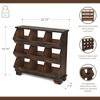 Cheung's Linden 9 Pocket Wooden Table Shelf - 3 of 4