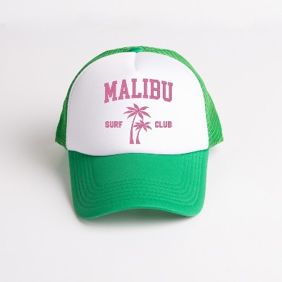 Women's Embroidered Malibu Surf Club Foam Trucker Hat