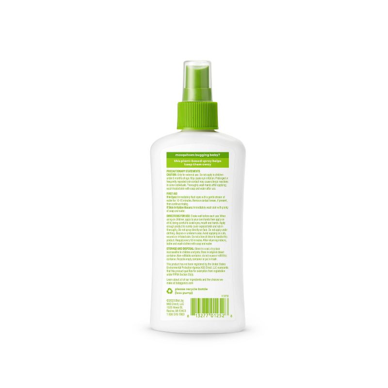 Babyganics Natural DEET-Free Insect Repellent - 6 fl oz Spray Bottle, 3 of 10