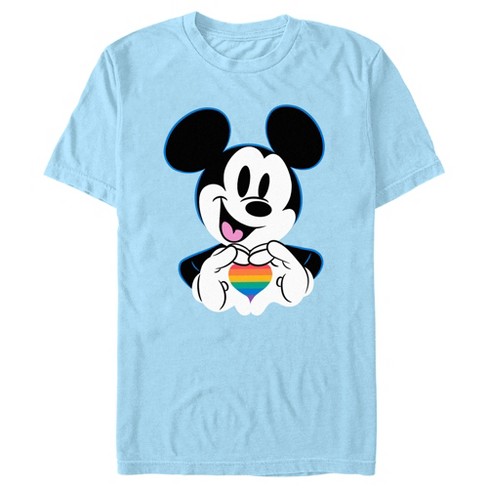 Adult Mickey & Friends Lgbtqia+ Heart T-shirt : Target