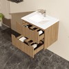 MAYEERTY 24" Wall-Mount Bathroom Vanity Cabinet Floating Storage Cabinet (Cabinet Only) - 3 of 4