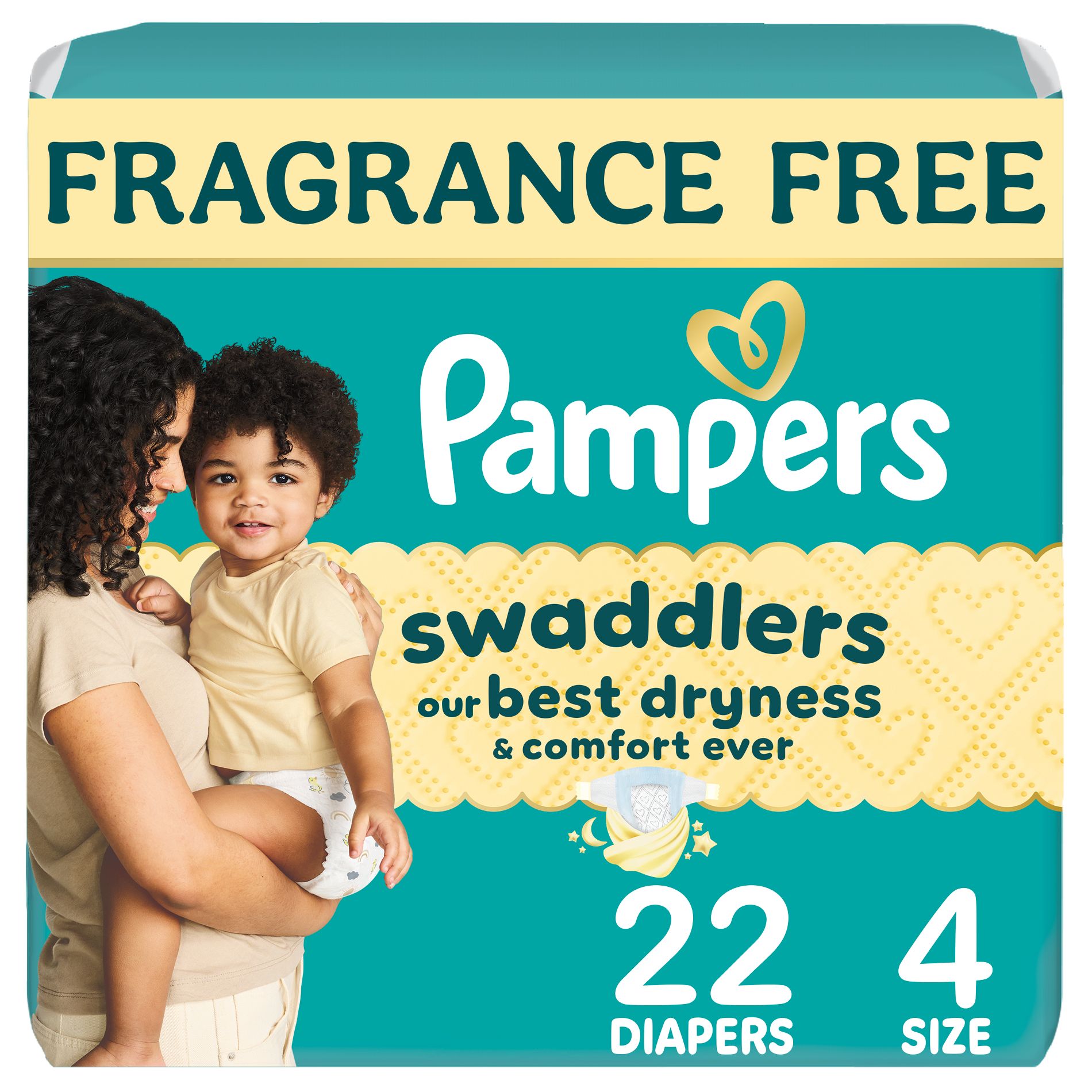 Pampers Swaddlers Sensitive Disposable Diapers - Size 4 - 22ct