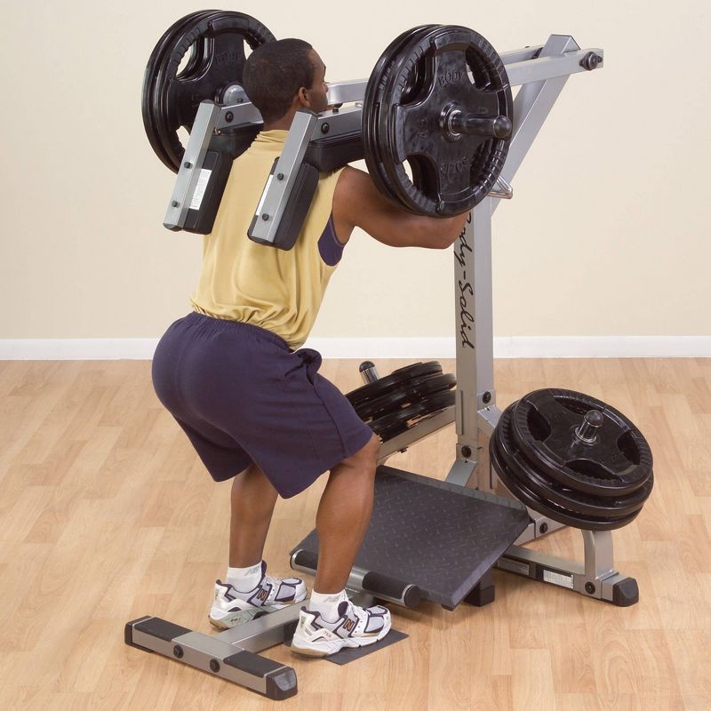 Body-Solid Leverage Squat and Calf Machine, 5 of 8