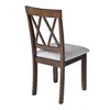 Kumasinova Upholstered Dining Chairs – Set of 2 Tufted Linen Fabric Kitchen Chairs with Arched Backrest, Accent Diner Chairs with Solid Wood Legs - 4 of 4