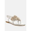 Opazie Metallic Pearl Embellished Flats Women - 2 of 4