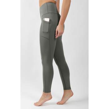 90 Degree By Reflex Womens Interlink High Waist Ankle Legging With Back  Curved Yoke - Spiced Apple - Large : Target