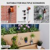 Munora - 8-Piece Heavy Duty Garage Wall Hanger Set - Stainless Steel Tool Organizer with Non-Slip Hooks for Garden Tools, Pipes & Ladders - 2 of 4