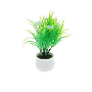 Unique Bargains Artificial Plants Mini Sunflower Plastic 3.15"x3.15"x6.30" 1 Pcs - 1 of 4