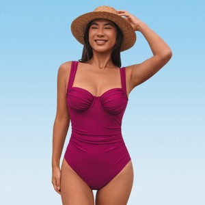 Women's Stunning One-Piece Swimsuit for Beach Glamour - Cupshe - 1 of 4