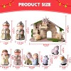 Joyfy 9pcs Christmas Story Nativity Set, Xmas Decorations Tabletop Playset Includes Manger and 8 Figurines, Party Decoration Miniature Toys for Kids - 4 of 4