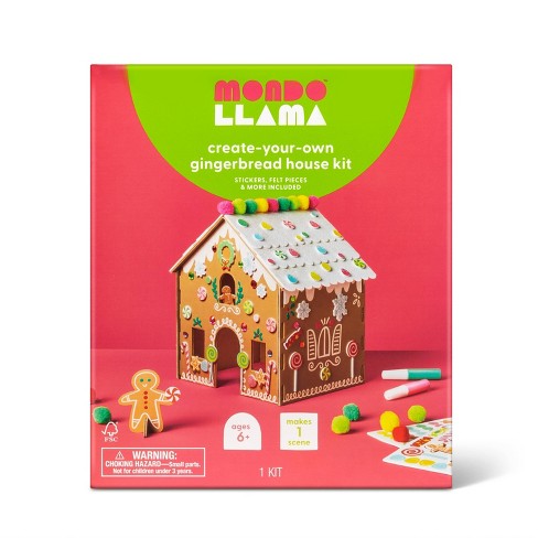 Baketivity Baking Kit Holiday Gingerbread House Kit - Bake And Build Edible  Gingerbread House - Create A Treat Gingerbread House Kit : Target