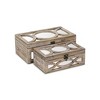 Cheung's Twyla Set of 2 Mirror Overlayed Wood Boxes - 4 of 4