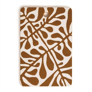 Alisa Galitsyna Linocut Plant 2 Cutting Board Rectangle - Deny Designs - 1 of 3