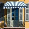 Aoodor 10' x 8' x 5' Retractable Window Awning Sunshade Shelter,Polyester Fabric,with Retractable Brackets and Two Wall Bases - 3 of 4