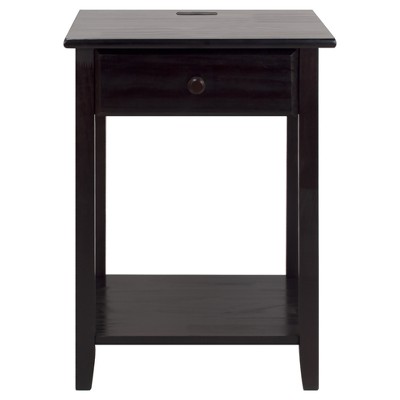 espresso nightstand target