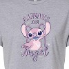 Women's - Disney - Lilo & Stitch Cropped Graphic T-Shirt - 2 of 4