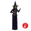 Beistle Jointed Witch, 6' 2", (1/Pkg) Multicolored - 4 of 4