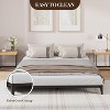 Metal Platform Bed Frame, Noise Free Mattress Foundation with Storage Space, Anti Sliding Heavy Duty Steel Slats, Easy to Assemble - 4 of 4