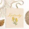 City Creek Prints Kentucky Flower Colorful Canvas Tote Bag - 15x16 - Natural - 2 of 2