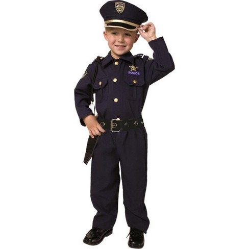 Dress Up America Deluxe Police Officer Dress Up Costume Set - Toddler 4 ...