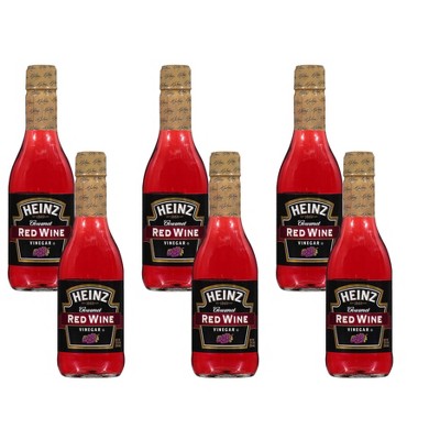 Heinz Red Wine Vinegar - 6 pack, 12 oz