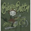 Betty Boop Cartoon Traveling Biker Womens Graphic T Shirt Tees Brisco Brands - 2 of 4