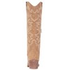 Cowboy Boots For Women Knee High Boots Side Zipper Western Boots Camel - 4 of 4