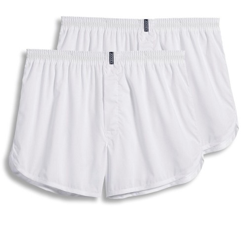 Jockey Men's Seamless Waistband Knit 4.5 Boxer L White