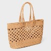 Large Straw Tote Handbag - A New Day™ - 3 of 4