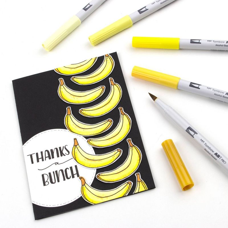 5ct ABT PRO Dual-Tip Alcohol Based Art Markers Yellow Tones - Tombow, 6 of 7