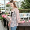 Anna-Kaci Women's Short Embroidered Lace Duster Crop Cardigan - 4 of 4