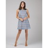 Olive Workshop Capri Shift Dress Blue - 2 of 4