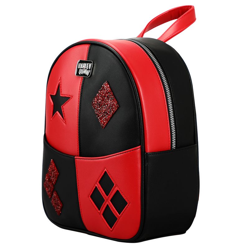 The Harley Quinn Inspired Mini Backpack with Removeable Coin Pouch, 2 of 7