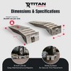 Titan Ramps Heavy Duty Aluminum Semi Truck Riser Ramps with 20,000 Pound Capacity, Lightweight and Durable Design, 9 Inch Lift, Silver - 3 of 4
