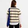 Cherie Code Women’s Stripe Polo Shirt – Cotton Blend, Short Sleeve, Oversized Fit - 2 of 4